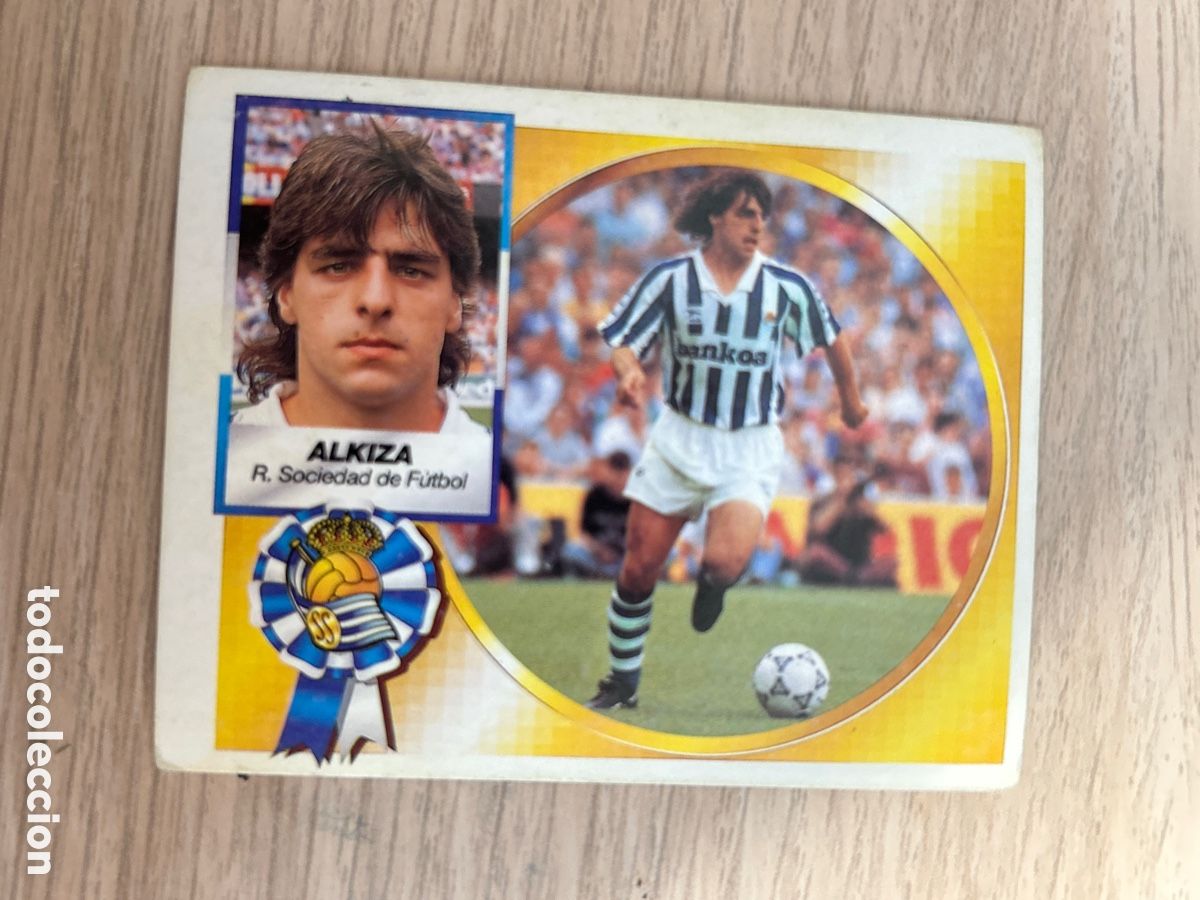 Cromos de F&uacute;tbol: ALKIZA REAL SOCIEDAD BAJA LIGA ESTE 1994 1995 94 95 NUNCA PEGADO SIN PEGAR