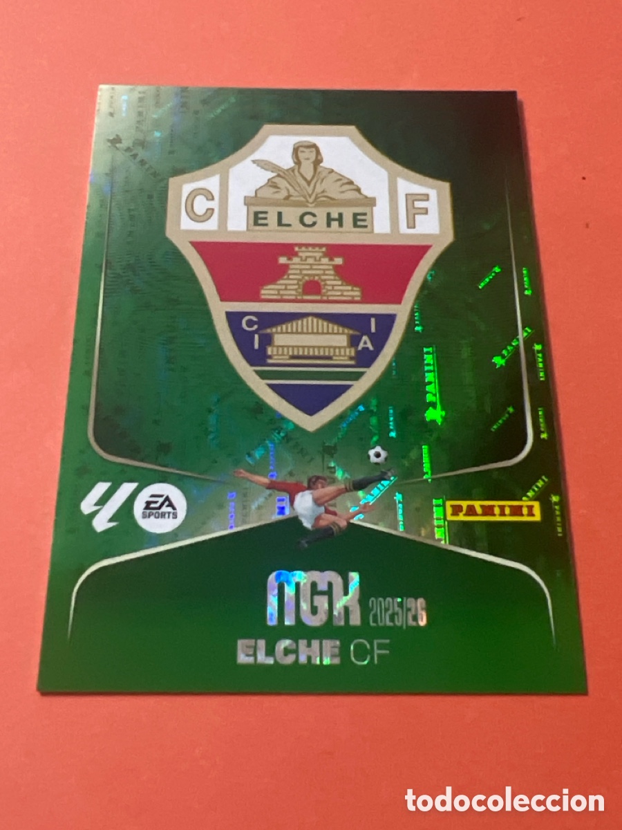 Cromos de Futebol: A137. 127 - ESCUDO- ELCHE - MEGACRACKS - MGK 2025 2026 - 25 26 - PANINI