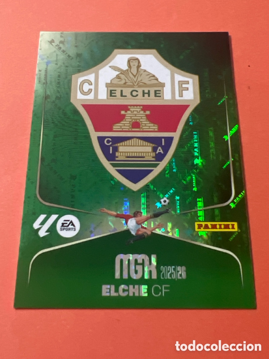 Figurine di Calcio: A138. 127 - ESCUDO- ELCHE - MEGACRACKS - MGK 2025 2026 - 25 26 - PANINI