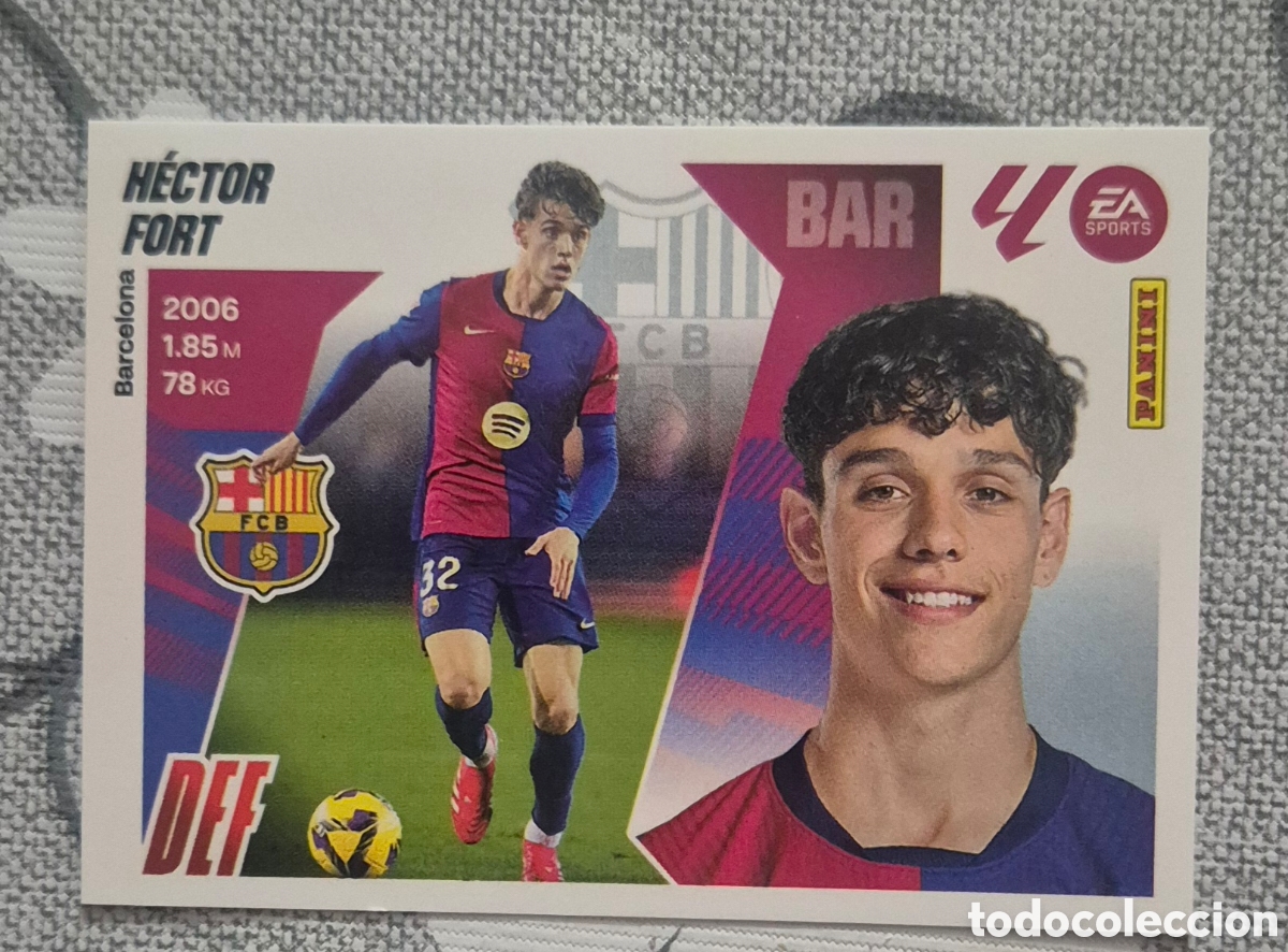 Cromos de Futebol: H&eacute;ctor fort barcelona liga este 25 26