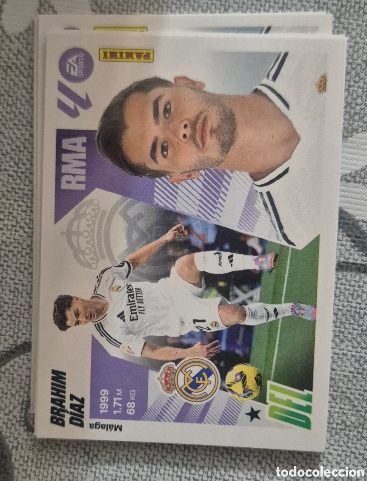 Football Stickers: Brahim madrid liga este 25 26