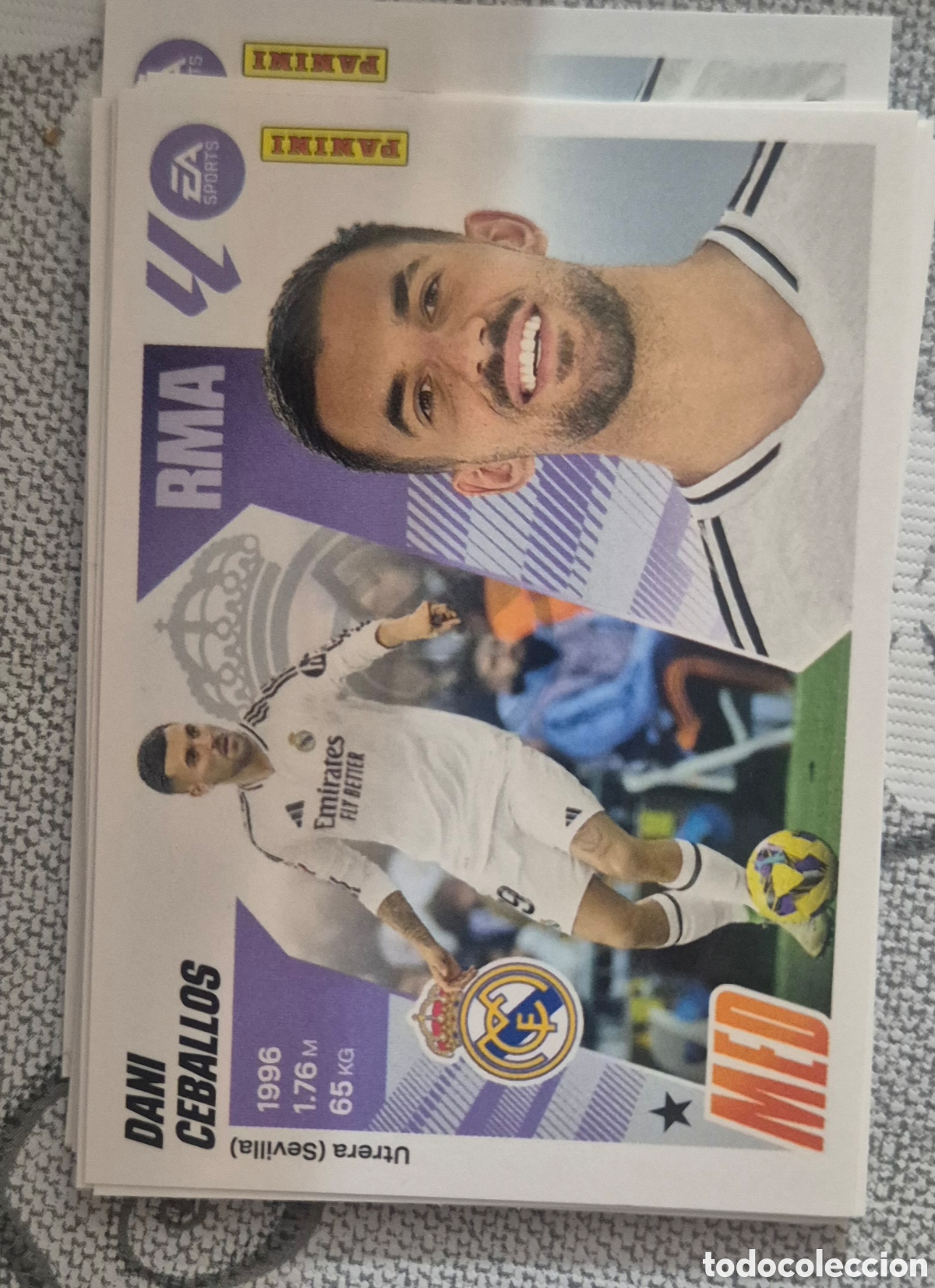 Football Stickers: Caballos madrid liga este 25 26