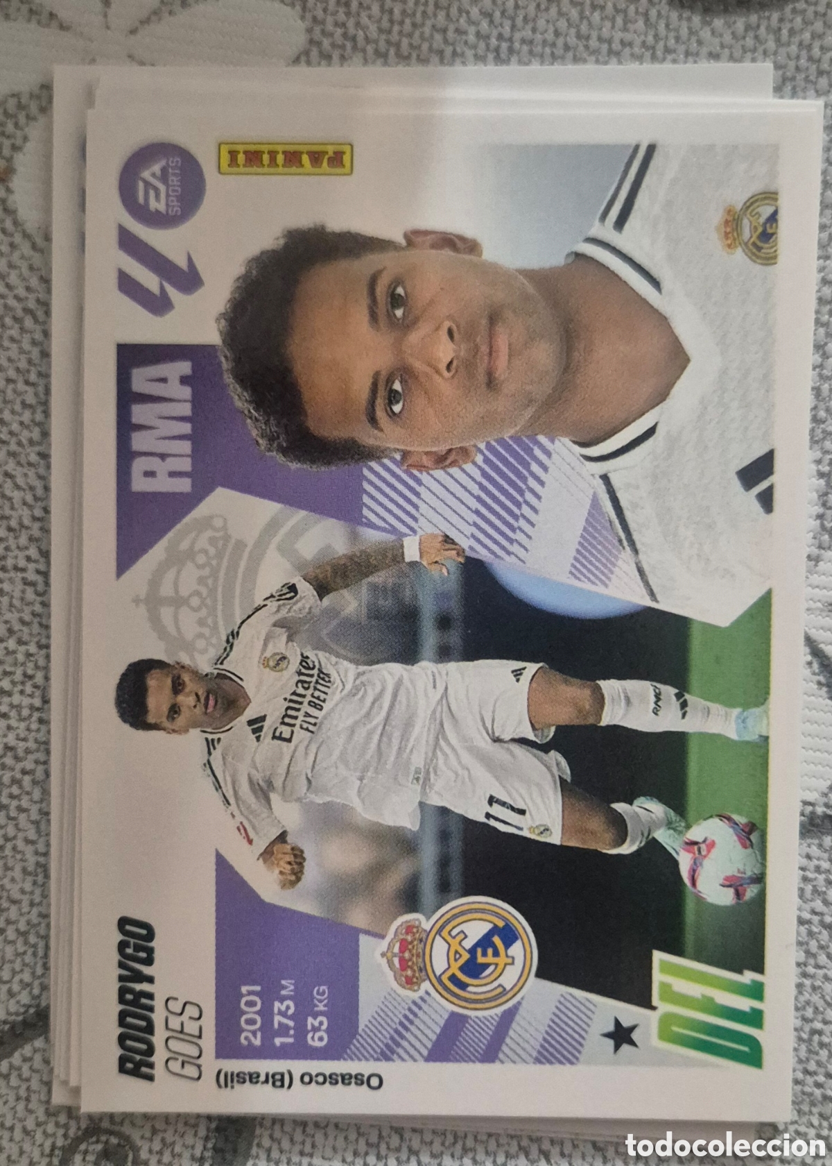 Football Stickers: Rodrygo Madrid liga este 25 26