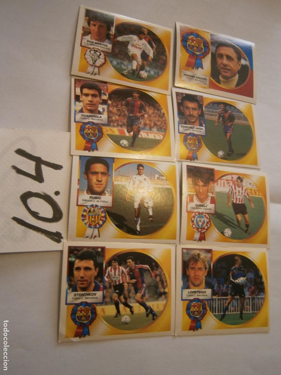 Cromos de f&uacute;tbol: ANTIGUO LOTE DE CROMOS DE FUTBOL EDICIONES ESTE LIGA 94-95