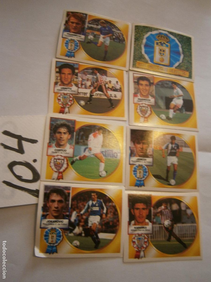 Cromos de F&uacute;tbol: ANTIGUO LOTE DE CROMOS DE FUTBOL EDICIONES ESTE LIGA 94-95