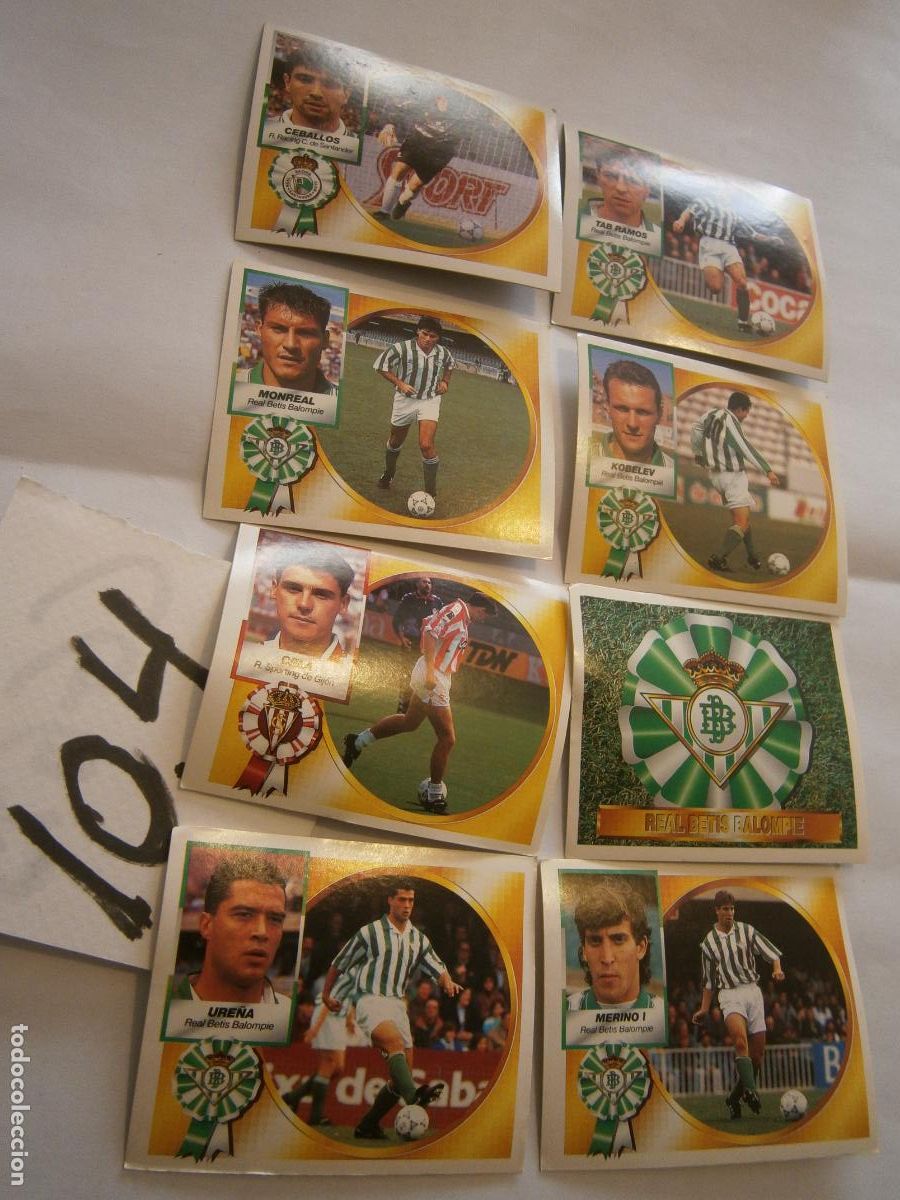 Cromos de f&uacute;tbol: ANTIGUO LOTE DE CROMOS DE FUTBOL EDICIONES ESTE LIGA 94-95