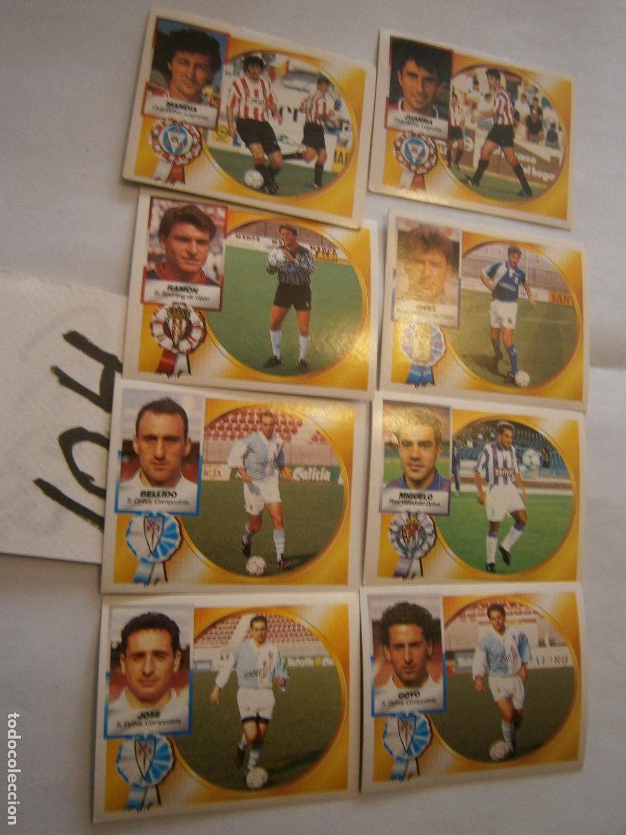 Cromos de f&uacute;tbol: ANTIGUO LOTE DE CROMOS DE FUTBOL EDICIONES ESTE LIGA 94-95