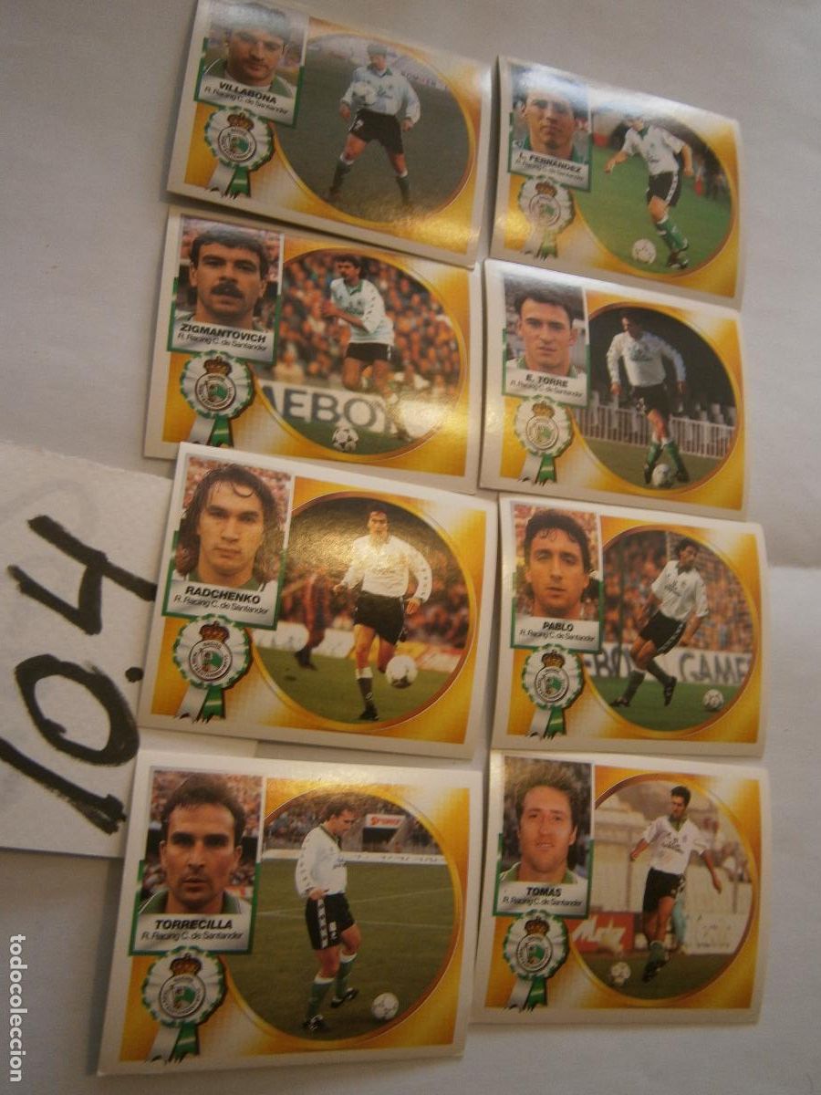 Cromos de f&uacute;tbol: ANTIGUO LOTE DE CROMOS DE FUTBOL EDICIONES ESTE LIGA 94-95