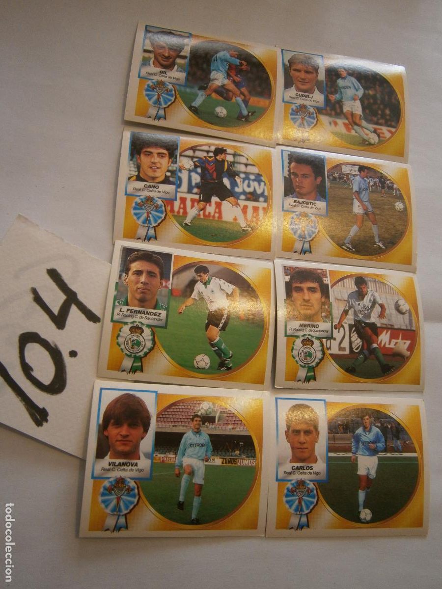 Cromos de F&uacute;tbol: ANTIGUO LOTE DE CROMOS DE FUTBOL EDICIONES ESTE LIGA 94-95