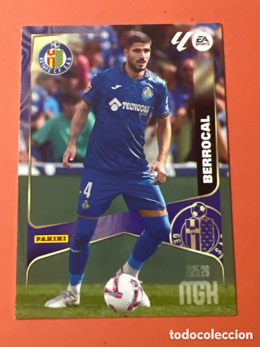 Cromos de Futebol: E253. MEGACRACKS MGK 2025 2026 25 26 PANINI N&ordm; 171 BERROCAL GETAFE