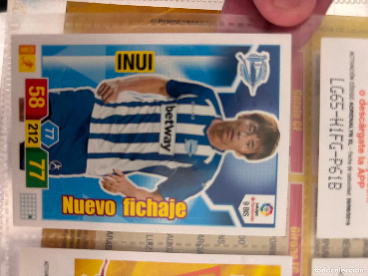 Football Stickers: 9 BIS FICHAJE INUI ALAVES ADRENALYN 2018 2019 18 19 SIN PEGAR - ADRENALYN
