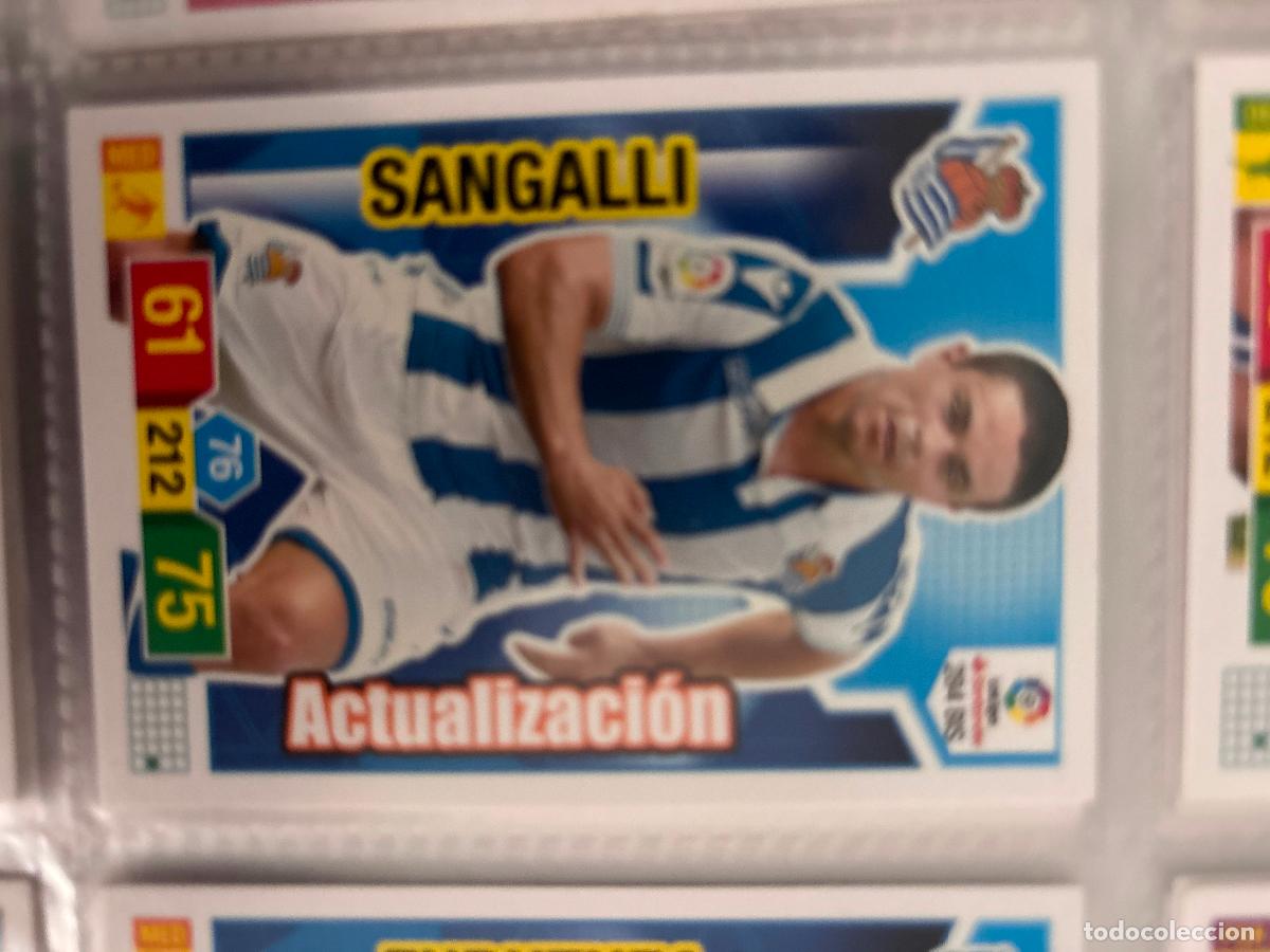 Cromos de f&uacute;tbol: 284 BIS SANGALLI REAL SOCIEDAD ADRENALYN 2018 2019 18 19 SIN PEGAR ACTUALIZACION - ADRENALYN