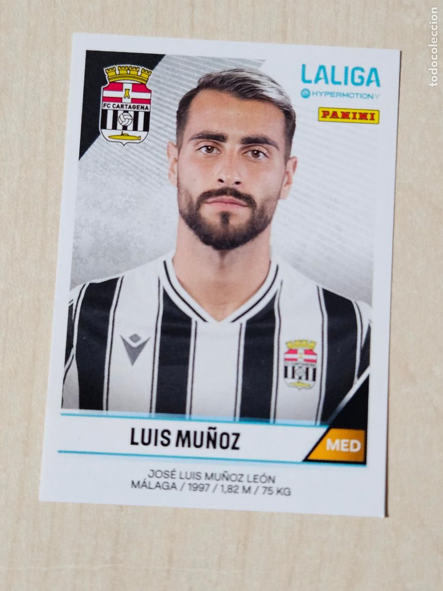 Fu&szlig;ball-Sticker: N&ordm; 90 LUIS MU&Ntilde;OZ - CROMO - LIGA HYPERMOTION 2024 2025 SEGUNDA DIVISION 24 25 - CARTAGENA