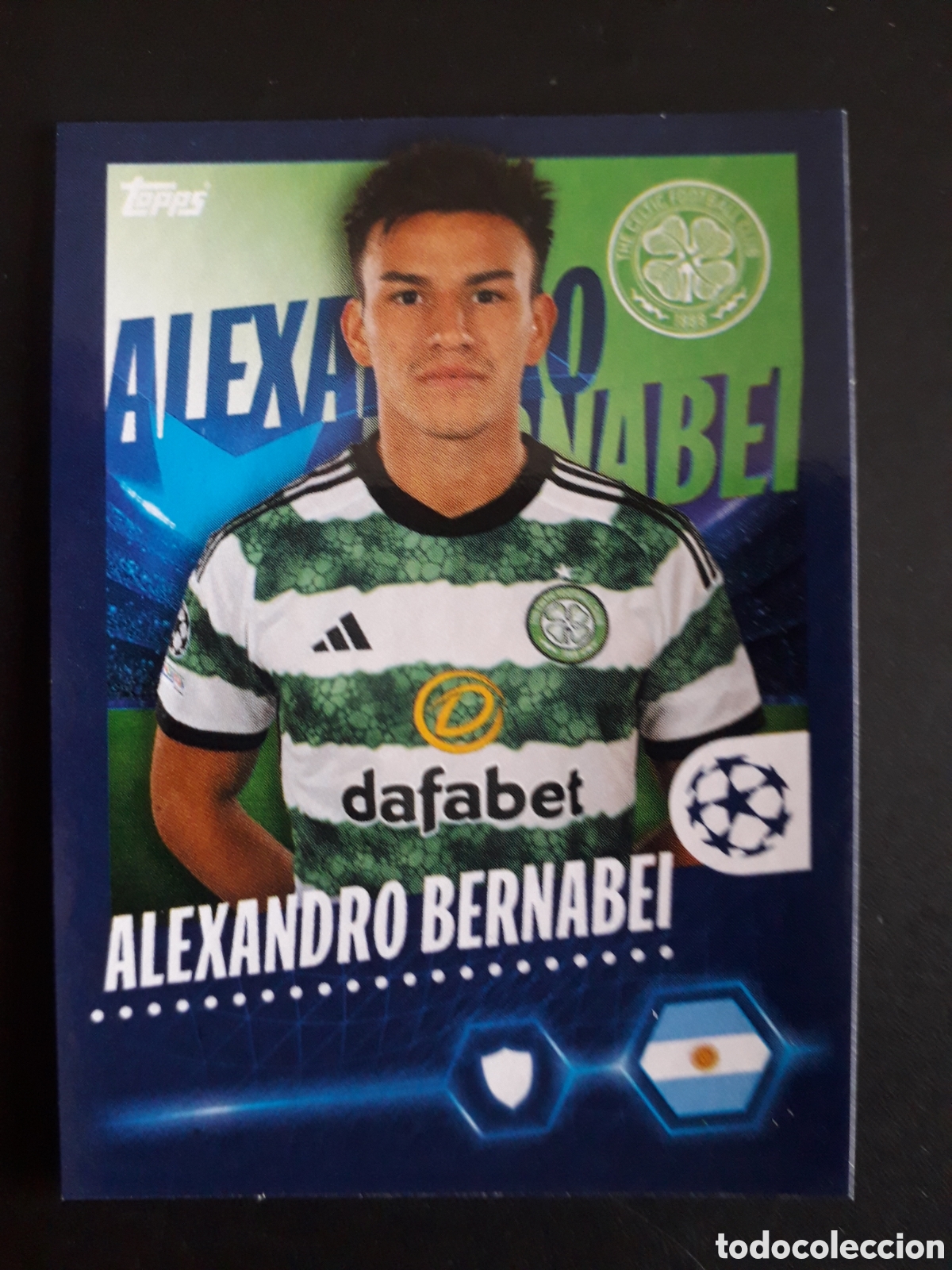 Cromos de f&uacute;tbol: A BERNABEI CELTIC N&deg; 110 UEFA CHAMPIONS LEAGUE SEASON TOPPS 23 24 2023 2024 PEDIDO M&Iacute;NIMO 3&euro;