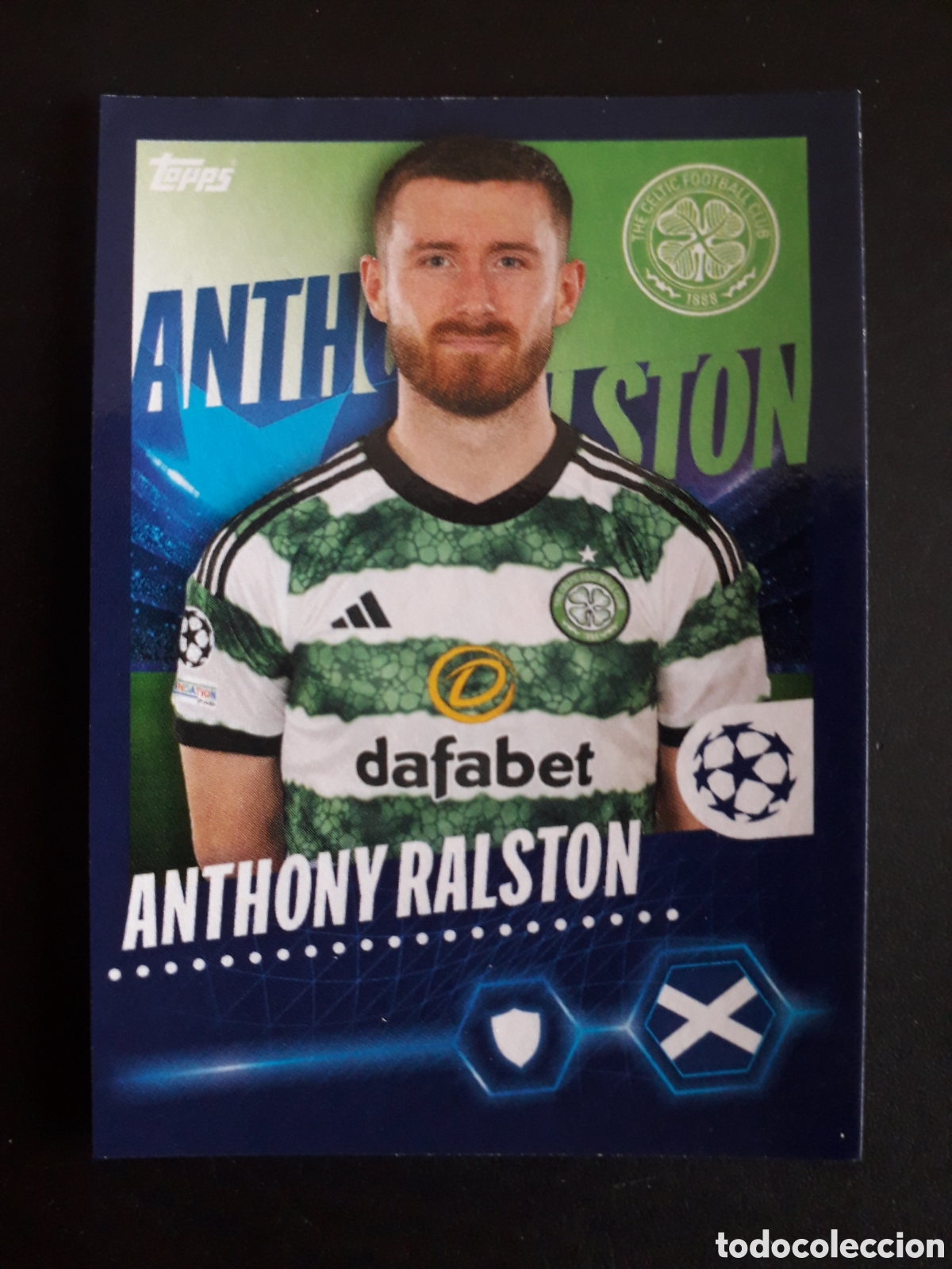 Cromos de f&uacute;tbol: ANTHONY RALSTON CELTIC N&deg; 111 UEFA CHAMPIONS LEAGUE SEASON TOPPS 23 24 2023 2024 PEDIDO M&Iacute;NIMO 3&euro;