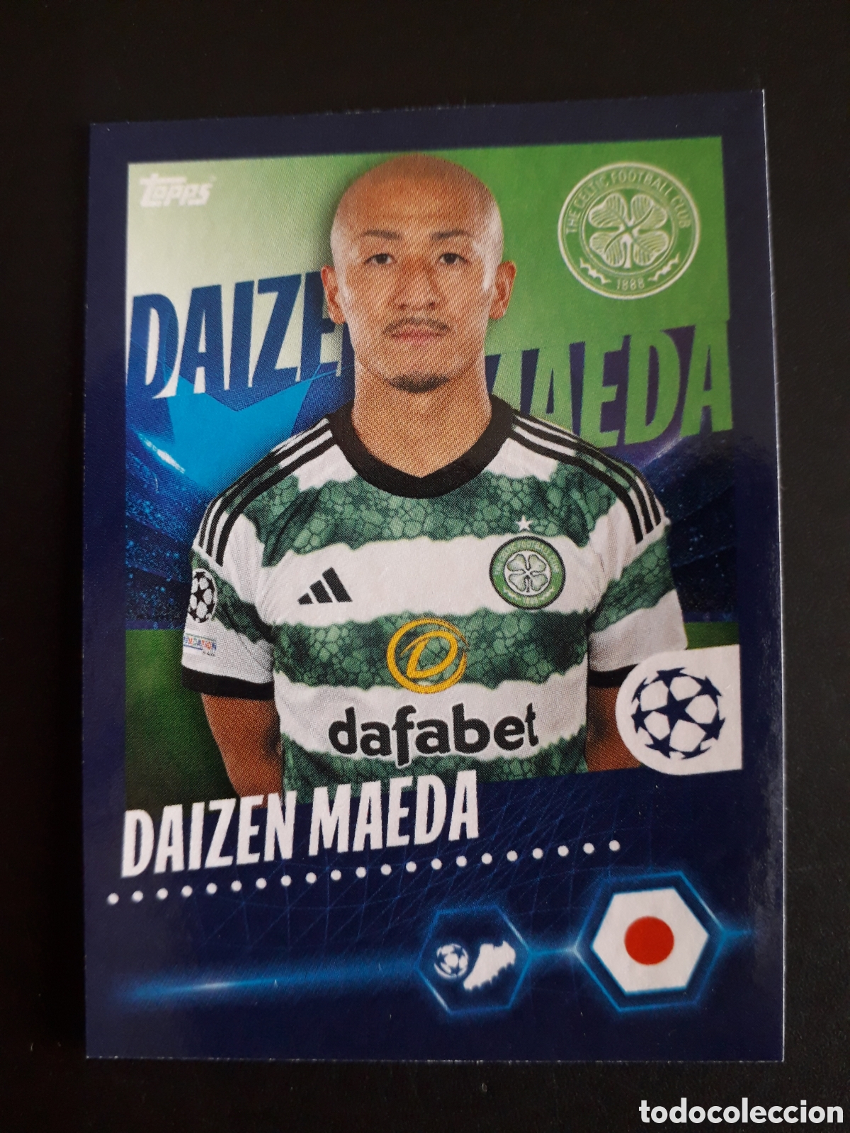 Cromos de f&uacute;tbol: DAIZEN MAEDA CELTIC N&deg; 117 UEFA CHAMPIONS LEAGUE SEASON TOPPS 23 24 2023 2024 PEDIDO M&Iacute;NIMO 3&euro;.