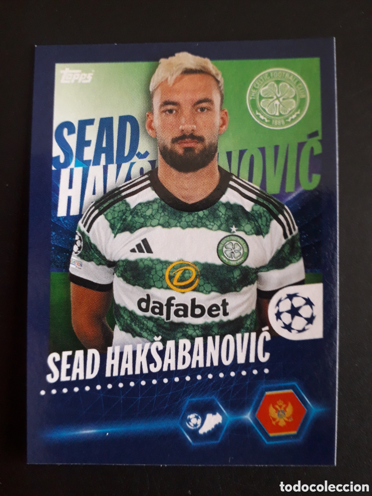Cromos de f&uacute;tbol: SEAD HAK&Scaron;ABANOVIĆ CELTIC N&deg; 120 UEFA CHAMPIONS LEAGUE SEASON TOPPS 23 24 2023 2024 PEDIDO M&Iacute;NIMO 3&euro;