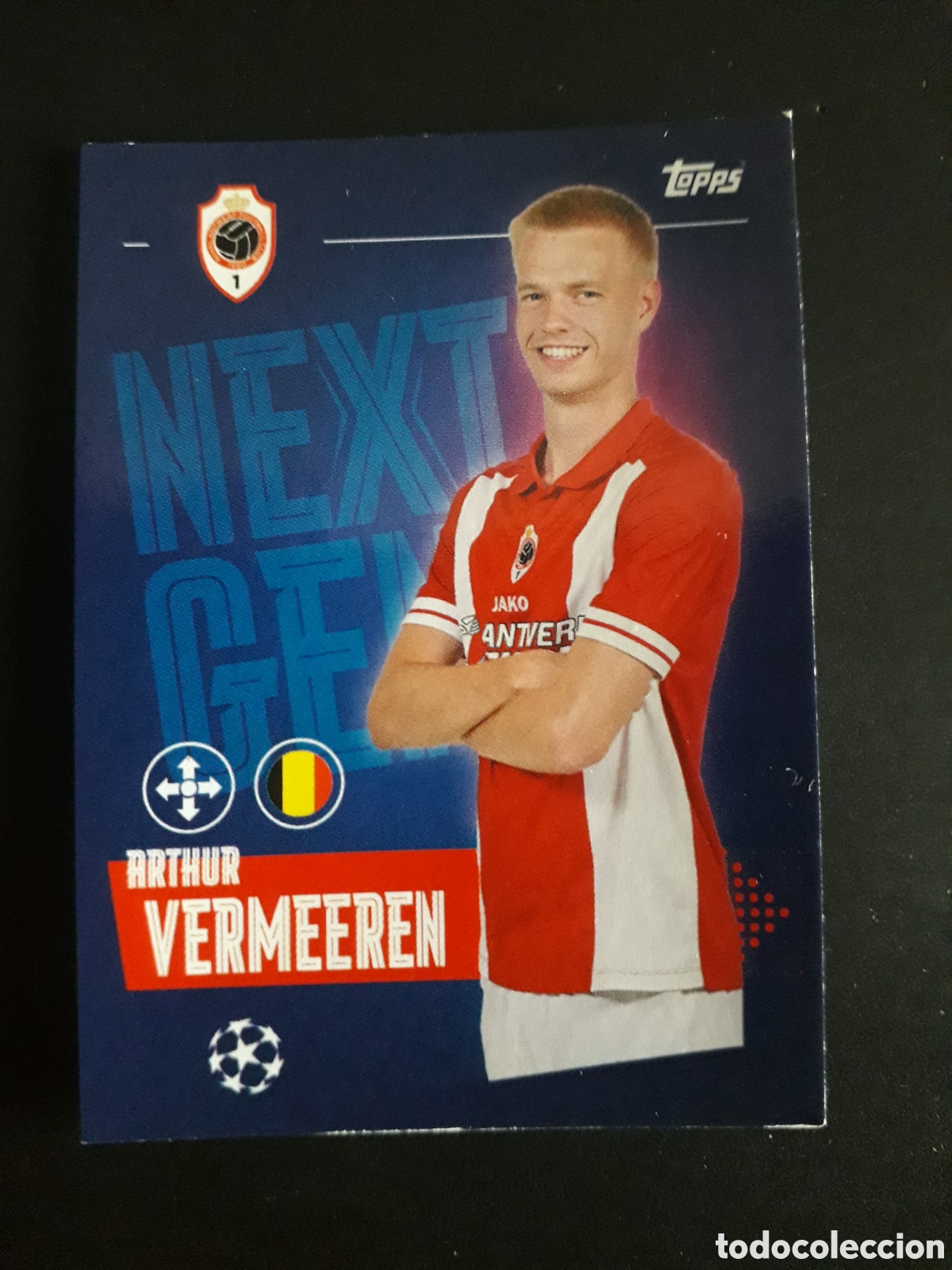 Cromos de F&uacute;tbol: VERMEEREN AMBERES N&deg; 615 UEFA CHAMPIONS LEAGUE SEASON TOPPS 23 24 2023 2024 PEDIDO M&Iacute;NIMO 3&euro;.