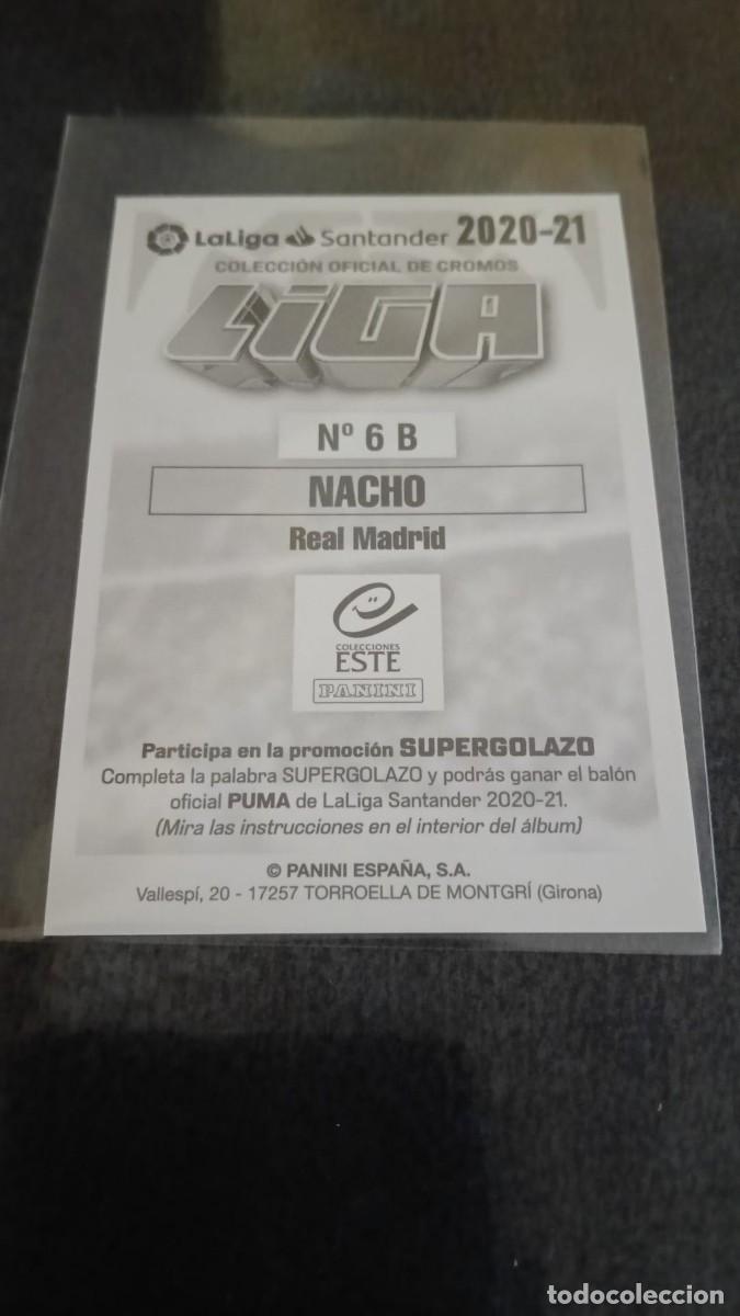Cromos de f&uacute;tbol: Este 2020 2021 Nacho Real Madrid - Foto 2
