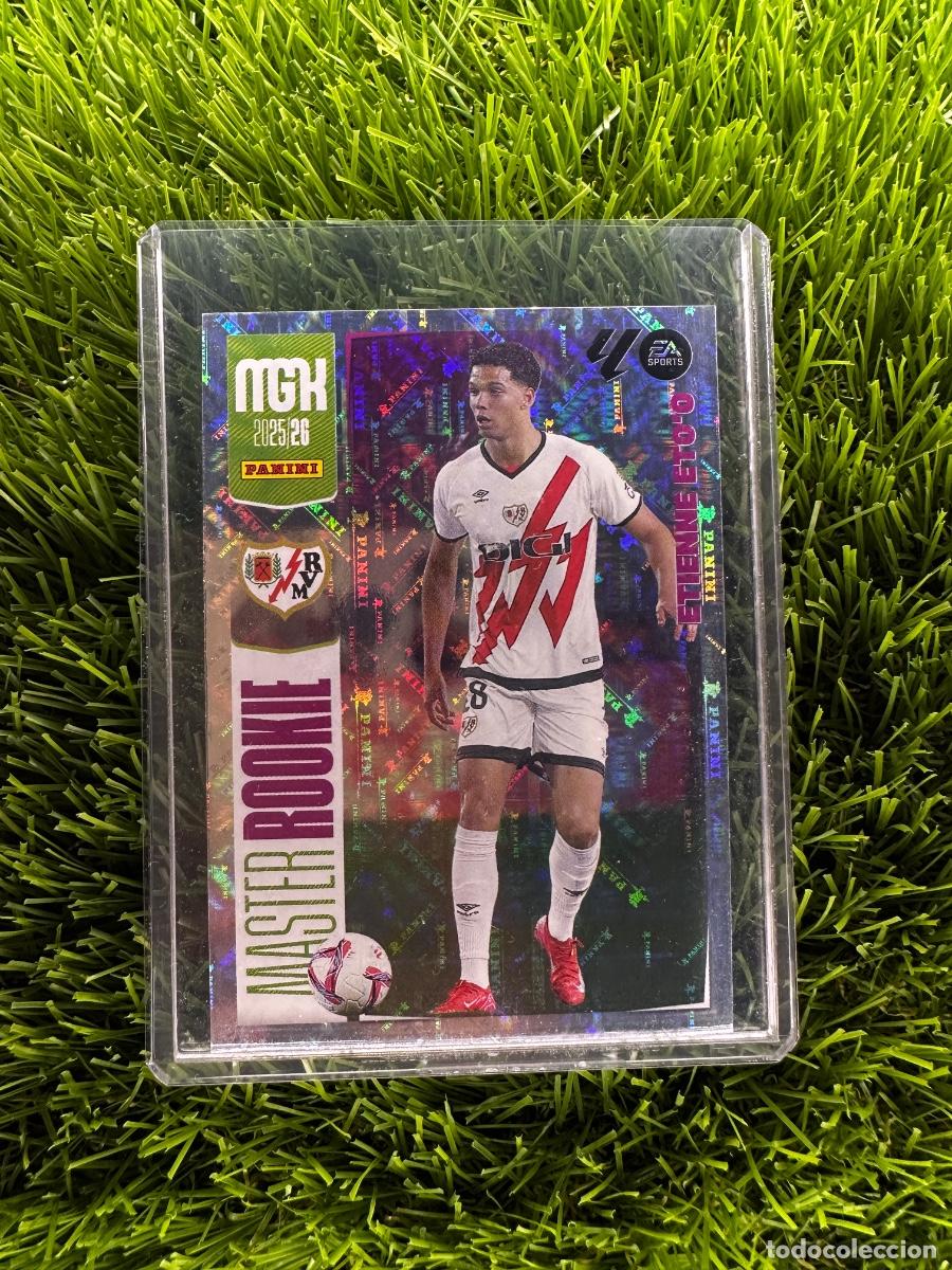 Cromos de F&uacute;tbol: N&ordm; 409 Ettiene Eto&acute;o Master Rookie Rayo Vallecano Megacracks 25 26