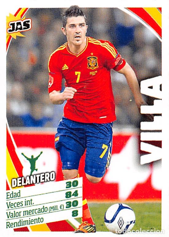 Cartes &agrave; collectionner de Football: PANINI JAS JUGON ALL STARS 12/13 2012/2013 - VILLA (ESPA&Ntilde;A)
