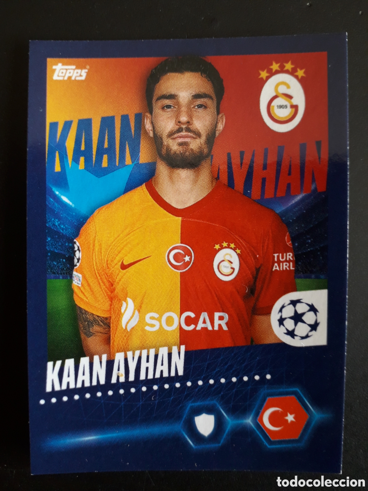 Cromos de Futebol: KAAN AYHAN GALATASARAY N&deg; 564 UEFA CHAMPIONS LEAGUE SEASON TOPPS 23 24 2023 2024 PEDIDO M&Iacute;NIMO 3&euro;