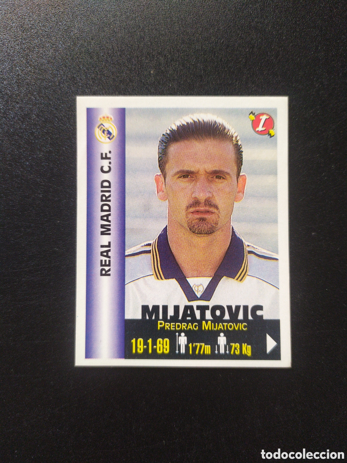 Cartes &agrave; collectionner de Football: Equipos Europa 1999 panini sports Mijatovic n&deg; 301 Real Madrid