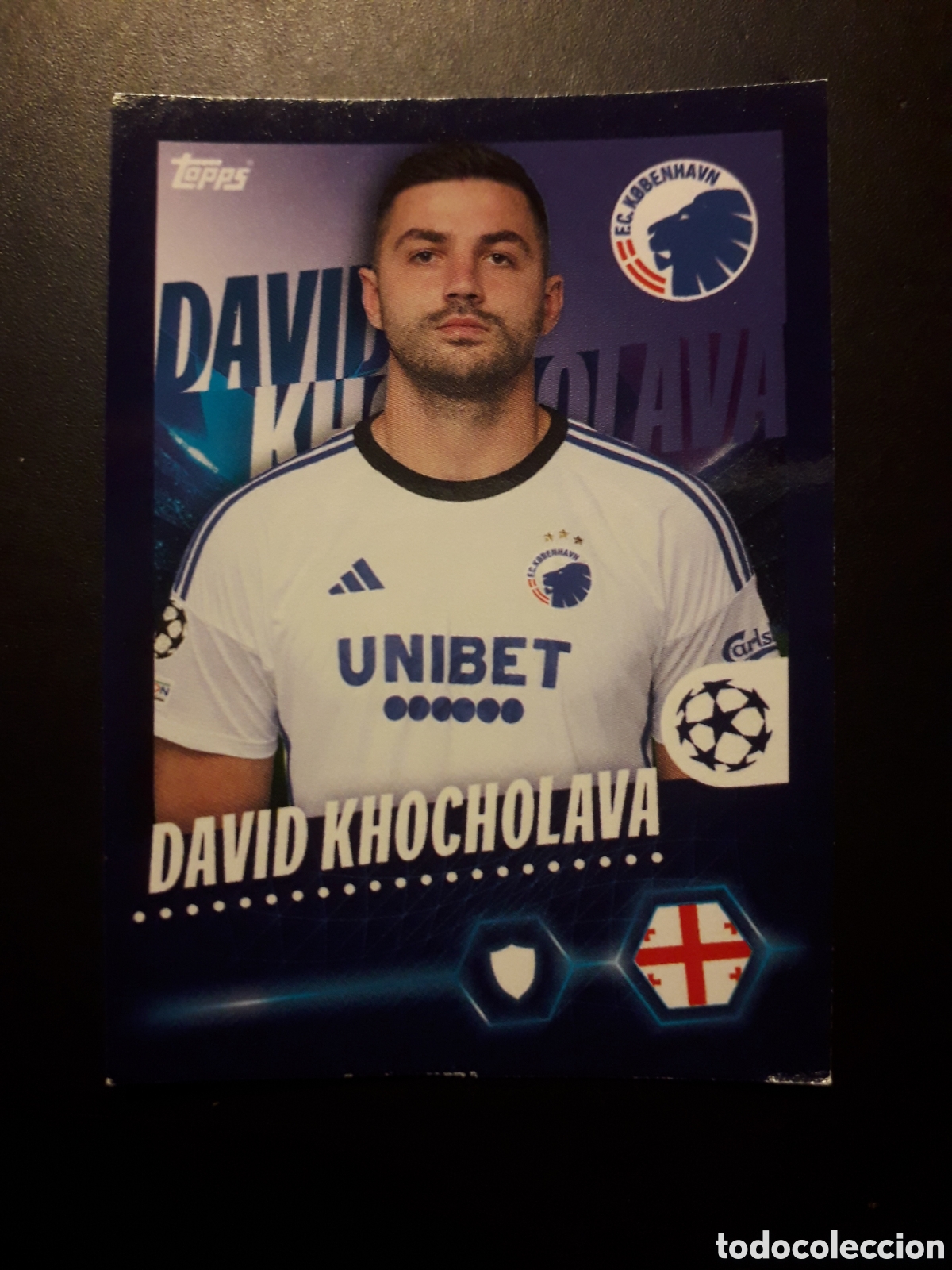 Cromos de Futebol: D KHOCHOLAVA K&Oslash;BENHAVN N&deg; 544 UEFA CHAMPIONS LEAGUE SEASON TOPPS 23 24 2023 2024 PEDIDO M&Iacute;NIMO 3&euro;
