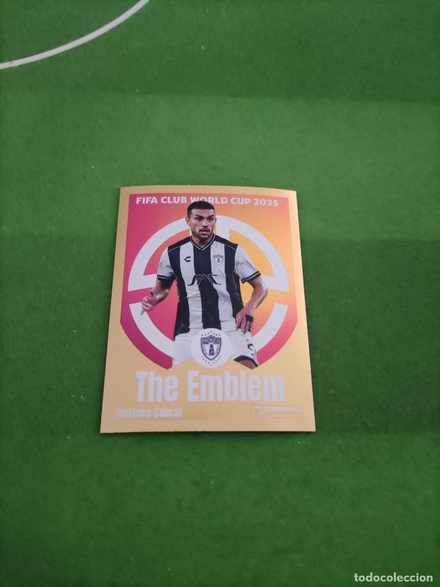 Cromos de f&uacute;tbol: Gustavo Cabral 526 The Emblem Pachuca Club World Cup 25 Mundial de clubes 2025 sin pegar