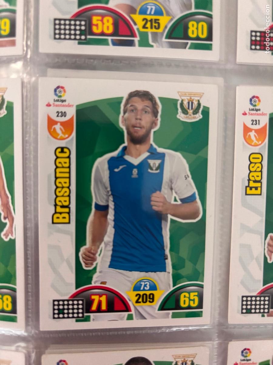 Football Stickers: 230 LEGANES ADRENALYN 2017 2018 17 18 SIN PEGAR CARD BRASANAC - ADRENALYN
