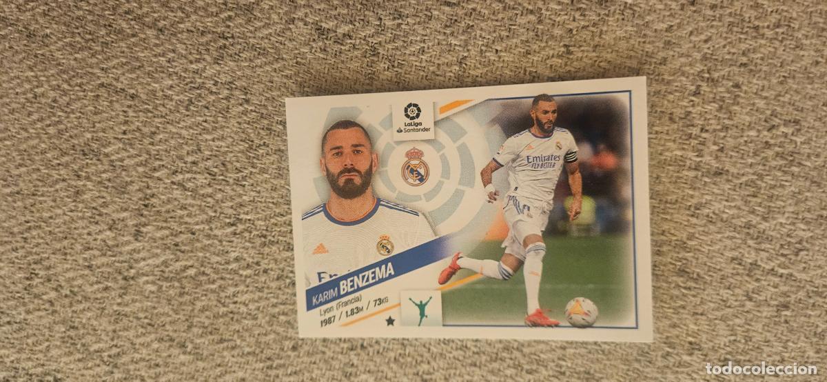 Cromos de F&uacute;tbol: benzema real madrid este 2022 2023 22 23 sin pegar