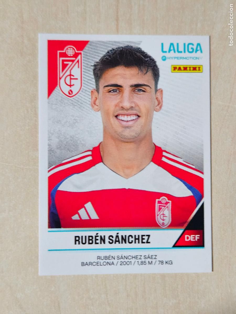 Cartes &agrave; collectionner de Football: N&ordm; 238B RUBEN SANCHEZ - CROMO - LIGA HYPERMOTION 2024 2025 SEGUNDA DIVISION 24 25 - GRANADA