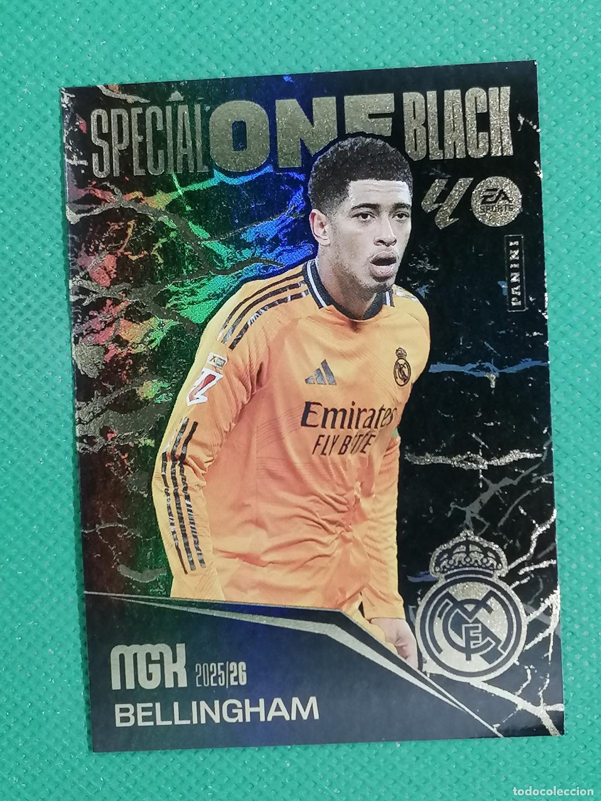 Figurine di Calcio: BELLINGHAM REAL MADRID SPECIAL ONE BLACK ⚽ MEGACRACKS LIGA 2025 2026 25 26 ⚽