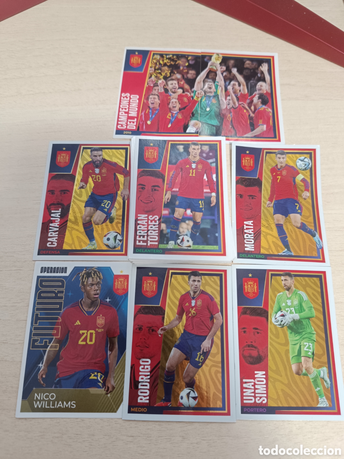 Cromos de f&uacute;tbol: Colecci&oacute;n Panini carrefour selecci&oacute;n espa&ntilde;ola 2024