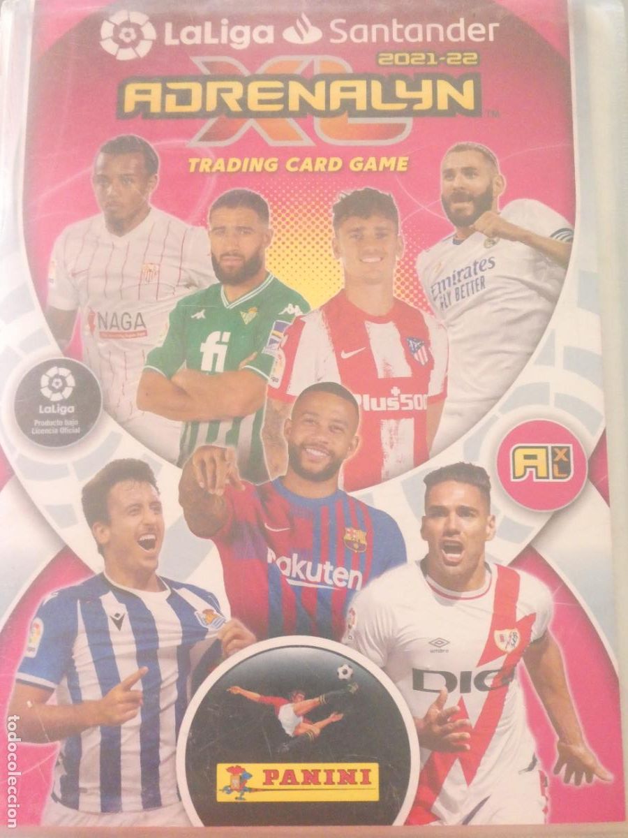 Cromos de Futebol: &Aacute;LBUM CON 620 CARDS CROMOS F&Uacute;TBOL ADRENALYN PANINI 2021 2022. MOMENTUM LIMITADAS MUY COMPLETO 1,8KG