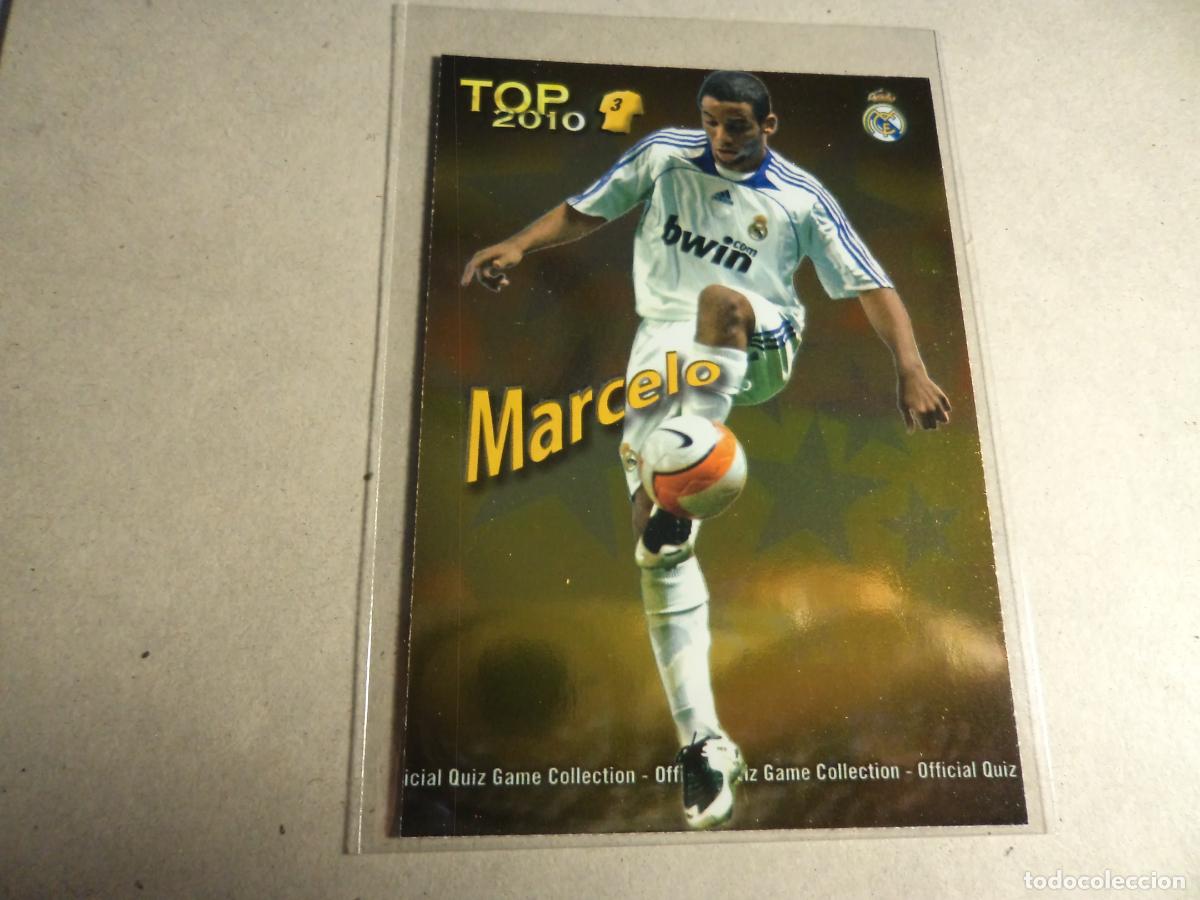Fu&szlig;ball-Sticker: MARCELO 581 MUNDICROMO 2009 2010 09 10. DORADO. (Ref-825)