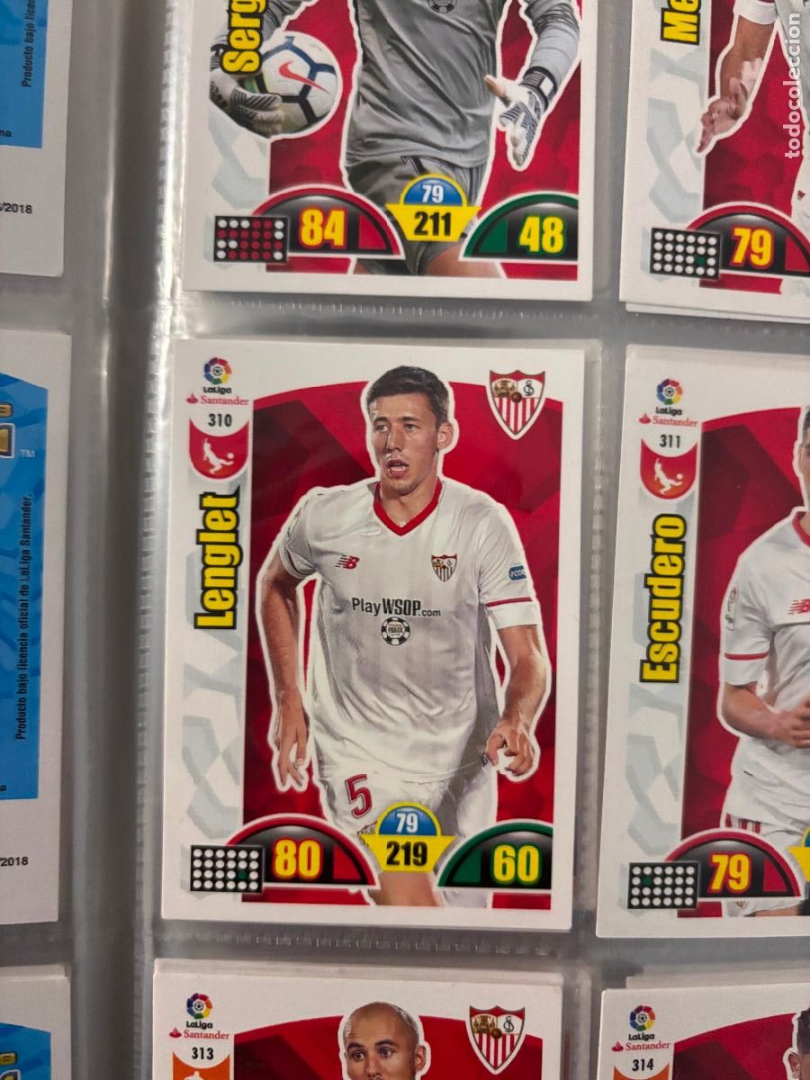 Figurine di Calcio: 310 SEVILLA ADRENALYN 2017 2018 17 18 SIN PEGAR LENGLET - ADRENALYN