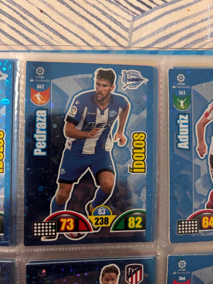 Football Stickers: 362 IDOLOS ADRENALYN 2017 2018 17 18 SIN PEGAR PEDRAZA ALAVES - ADRENALYN