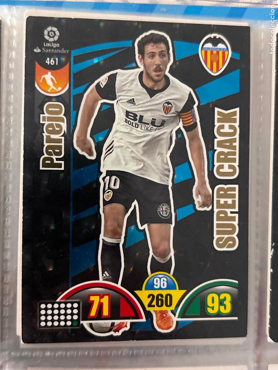 Football Stickers: 461 SUPER CRACK ADRENALYN 2017 2018 17 18 SIN PEGAR CARD PAREJO VALENCIA - ADRENALYN