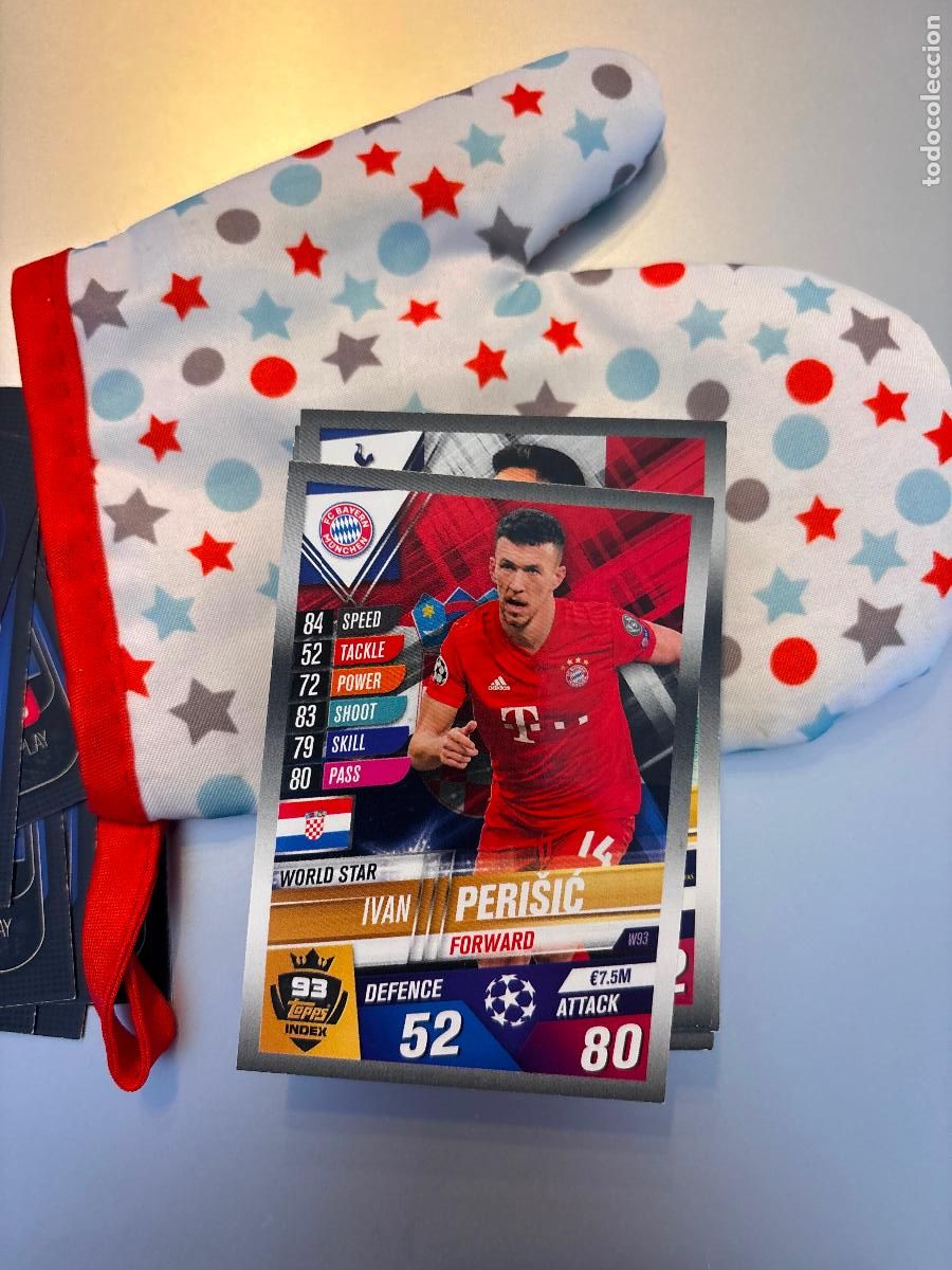 Football Stickers: W93 PERISIC BAYER MUNICHH TOPPS MATCH ATTAX 2019 2020 19 20 UCL CARD CHAMPIONS LEAGUE - TOPPS MATCH