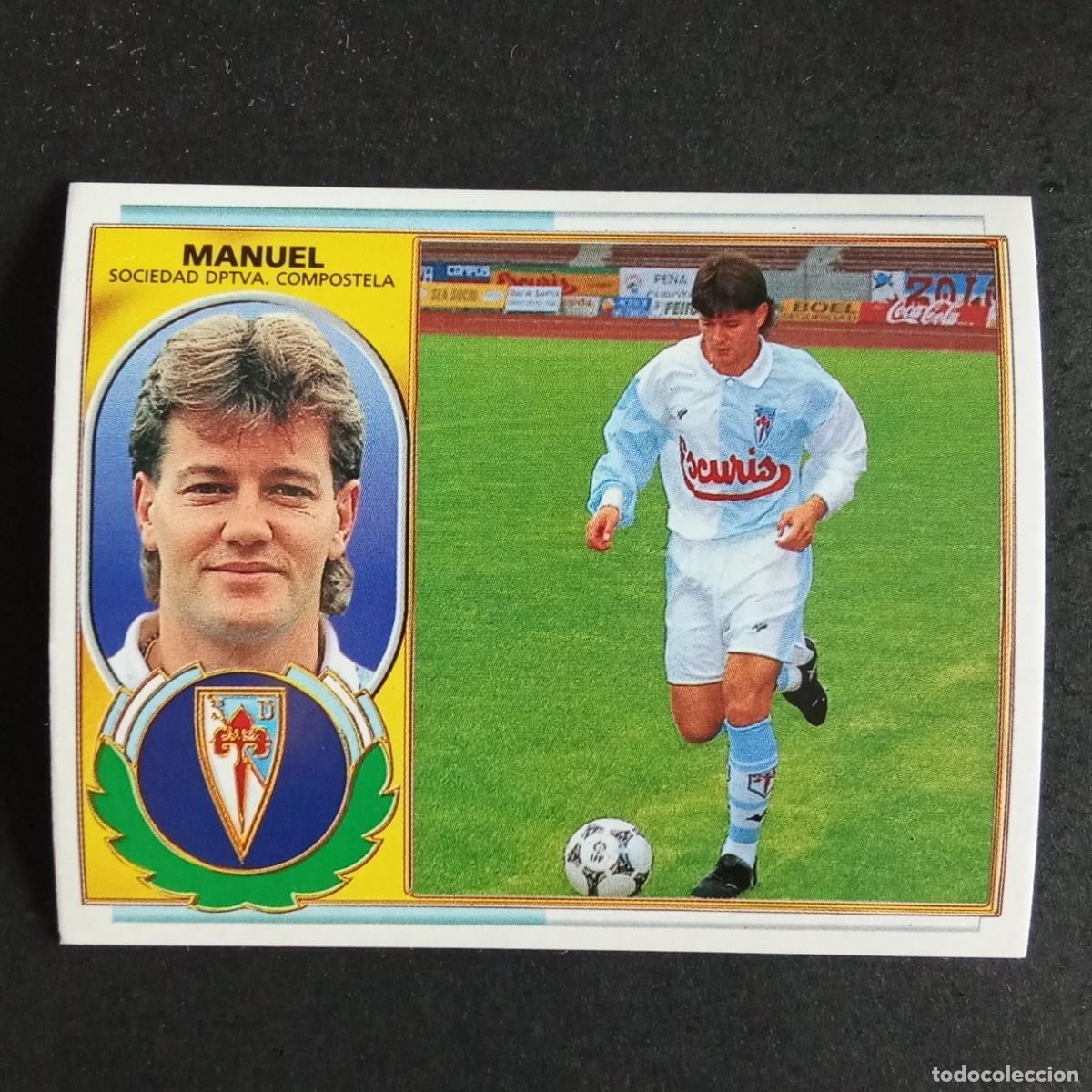 Figurine di Calcio: CROMO LIGA 1996 1997 96 97 EDICIONES ESTE MANUEL COMPOSTELA NUNCA PEGADO