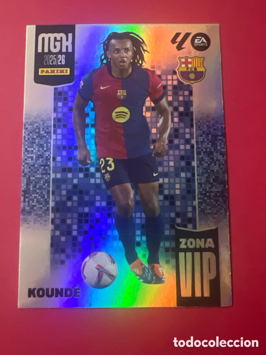 Cromos de Futebol: A584. N&ordm; 399 KOUNDE BARCELONA ZONA VIP MGK MEGACRACKS 25 26 2025 2026