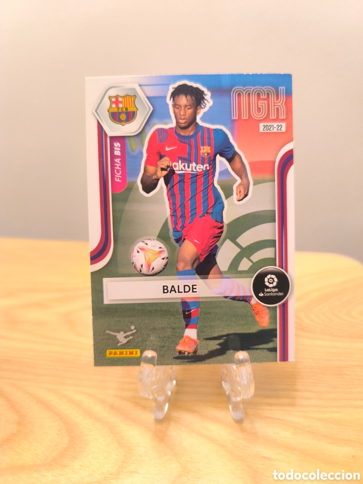 Cromos de F&uacute;tbol: Balde megacracks 2021-22 Ficha BIS Barcelona