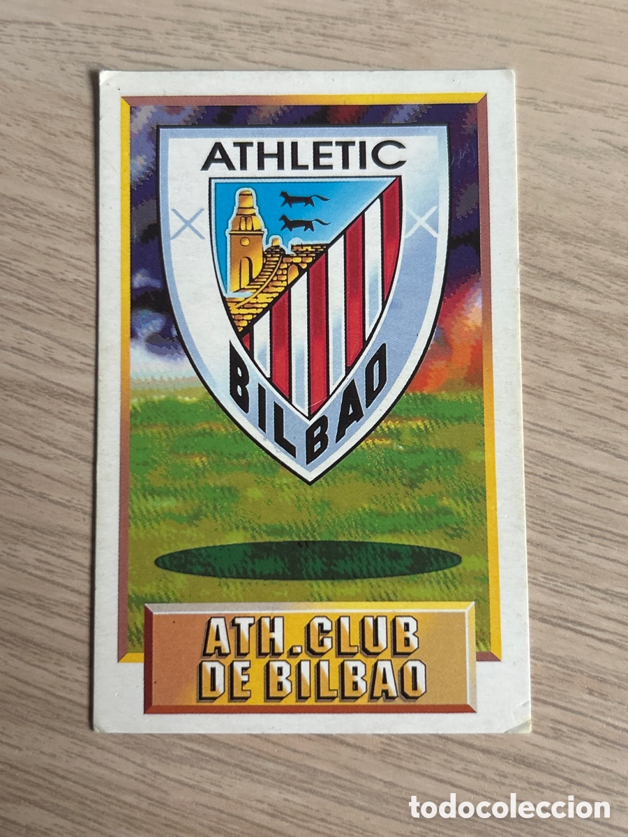 Football Stickers: ESCUDO ATHLETIC DE BILBAO LIGA ESTE 1993 1994 93 94 NUNCA PEGADO SIN PEGAR