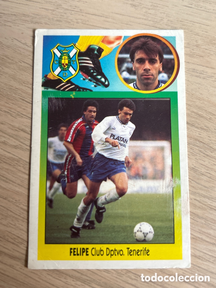 Football Stickers: FELIPE C. D. TENERIFE LIGA ESTE 1993 1994 93 94 NUNCA PEGADO SIN PEGAR