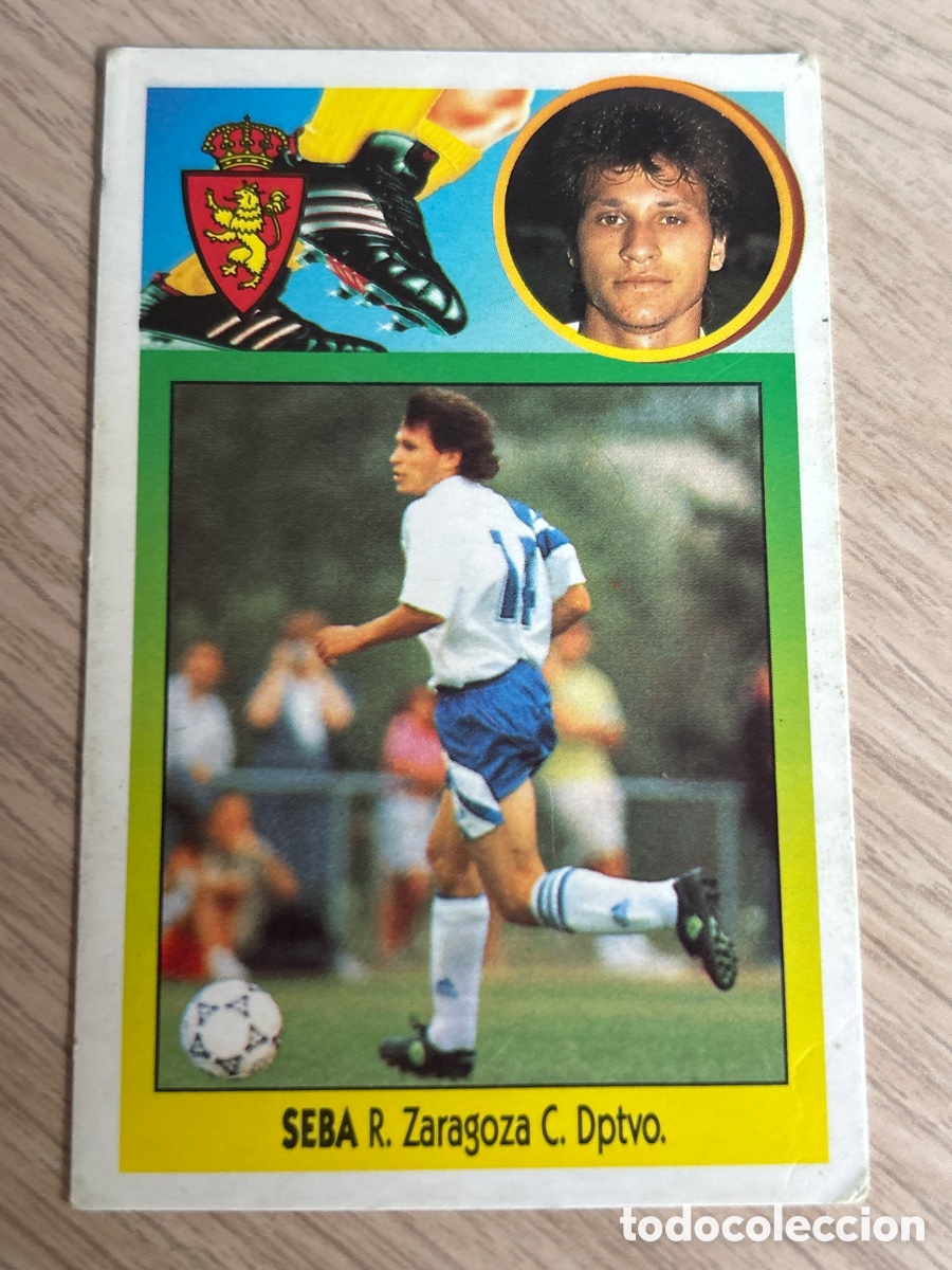 Cromos de F&uacute;tbol: SEBA REAL ZARAGOZA LIGA ESTE 1993 1994 93 94 NUNCA PEGADO SIN PEGAR