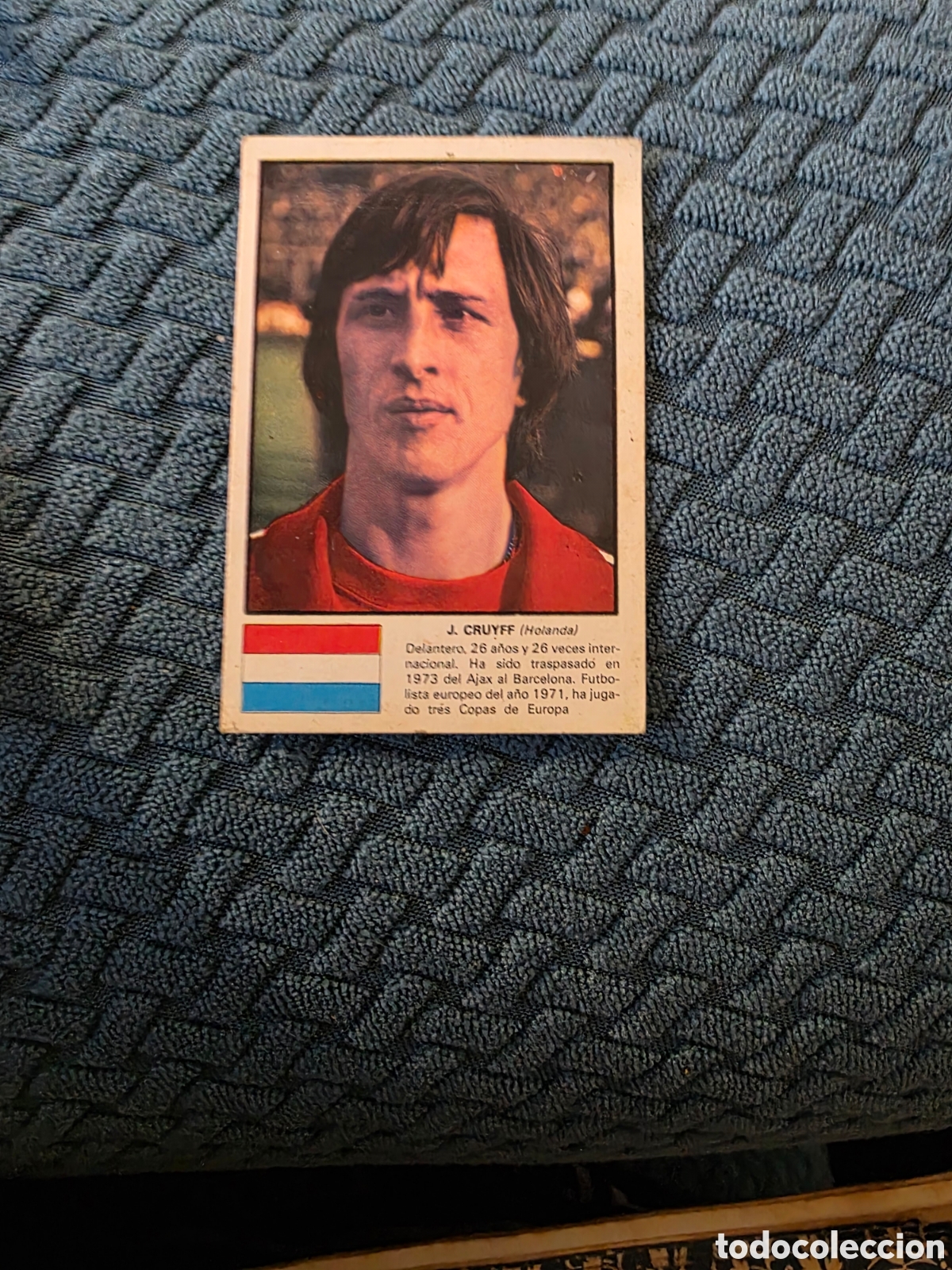 Cromos de F&uacute;tbol: CROMO J. CRUYFF , ASES DEL FUTBOL X CAMPEONATO DE F&Uacute;TBOL 74