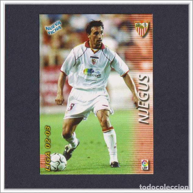 Football Stickers: MEGAFICHAS 2002 2003 02 03 PANINI NJEGUS 282 BIS FICHAJE SEVILLA COLECCI&Oacute;N ALBUM LIGA MEGACRACKS MGK