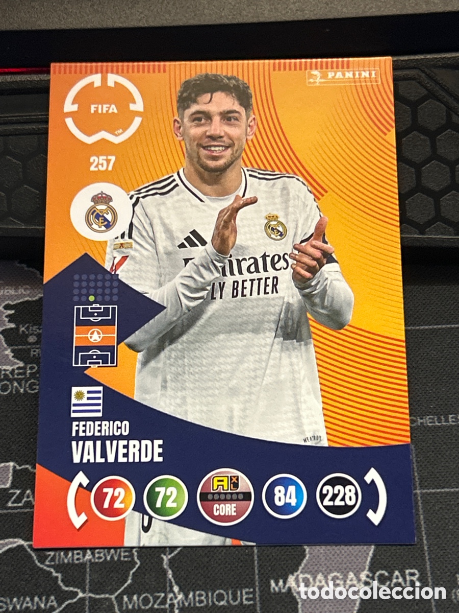 Cromos de F&uacute;tbol: 257 FEDERICO VALVERDE (REAL MADRID) PANINI ADRENALYN XL FIFA CLUB WORLD CUP 2025 25