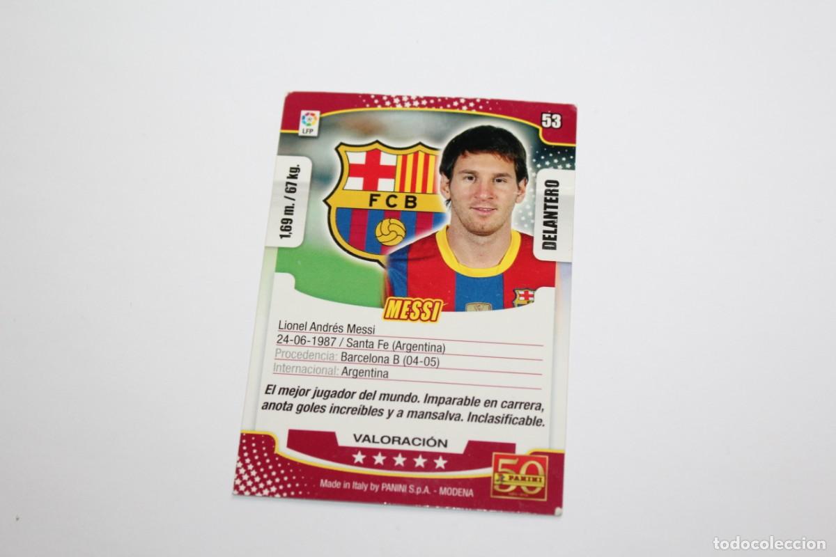 Cromos de f&uacute;tbol: MESSI MEGACRACKS - MEGA CRACKS - 2011/2012 - N&ordm;53 - Foto 2